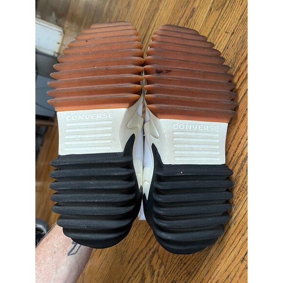 Converse White Run Star Motion High Top Platform Sneaker Shoes  Women's Size 8.5 - Picture 9 of 10